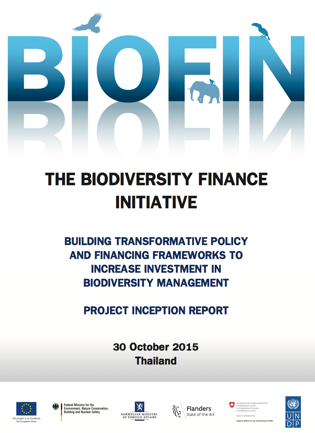 Thailand BIOFIN Inception Report