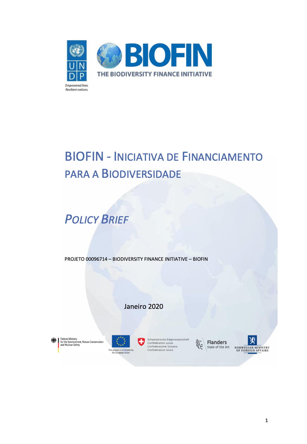 Iniciativa de Financiamento para a Biodiversidade no Brasil 