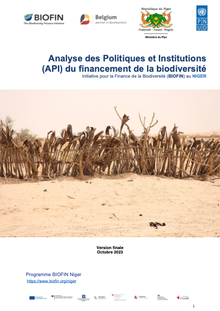 BIOFIN Niger Rapport