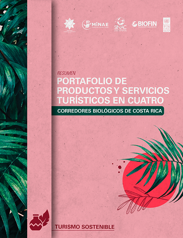 Resumen Portafolio de productos y servicios turísticos en cuatro corredores biológicos de Costa Rica