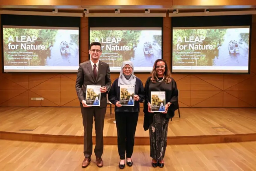 Photo: From left: UNDP Malaysia, Singapore and Brunei deputy resident representative Besian Xhezo; Bank Negara assistant governor Madelena Mohamed and World Bank Group country manager for Malaysia Judith Green