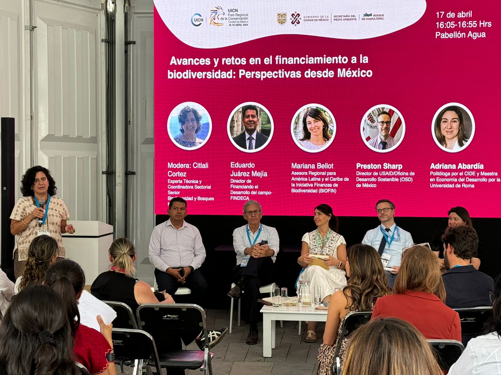 Mariana Bellot participa en panel del Foro Regional de la Conservación en la Ciudad de México