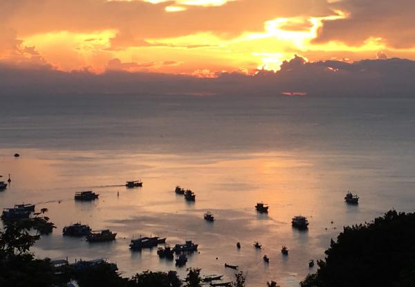 Sunset at Koh Tao Island, Surat Thani province, Thailand