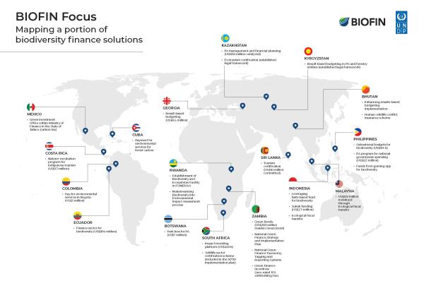 Finance results map