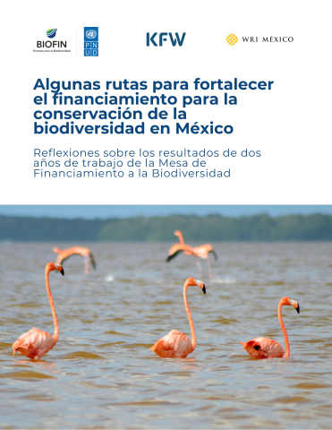 portada del documento de la mesa de financiamiento