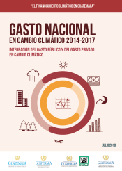 Gasto nacional, periodo 2014 - 2017, cambio climático, Gasto público, gasto privado