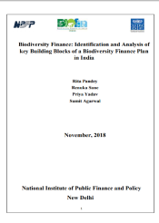 BIOFIN-NIPFP Report India