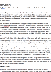 Chile seminar report