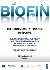 Thailand BIOFIN Inception Report