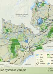 map Zambia