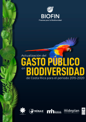 Actualización del gasto público en biodiversidad de Costa Rica para el periodo 2015 – 2020