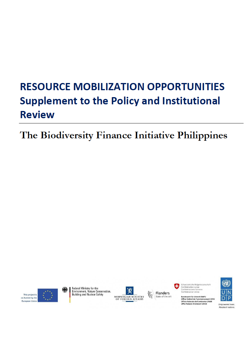 Phillipines Policy and Institutional Review 2 (PIR) – Supplement