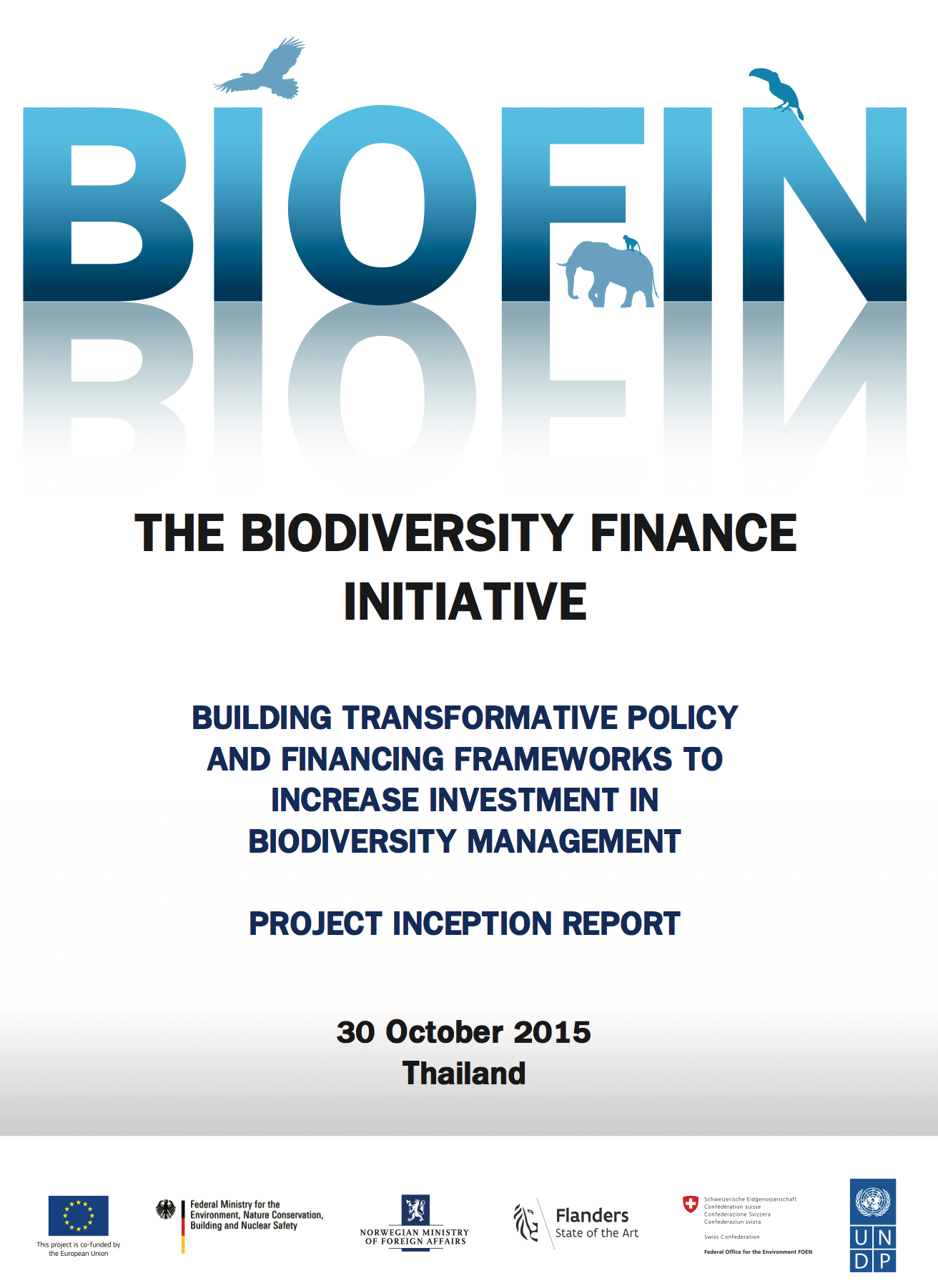 BIOFIN Thailand Inception Report