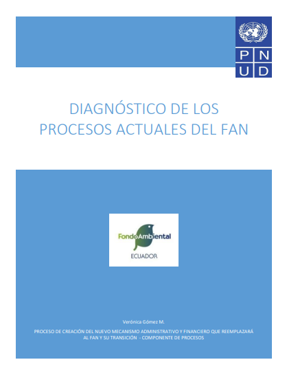 DIAGNÓSTICO DE LOS PROCESOS ACTUALES DE FAN