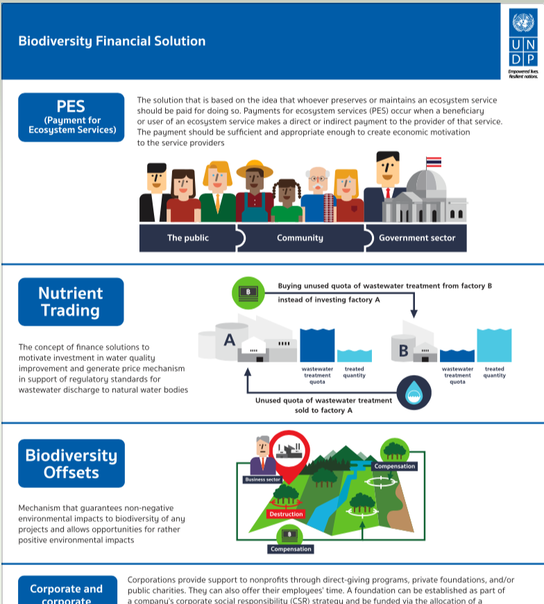 Thailand: Finance Solutions Posters – 3rd Global BIOFIN Conference.