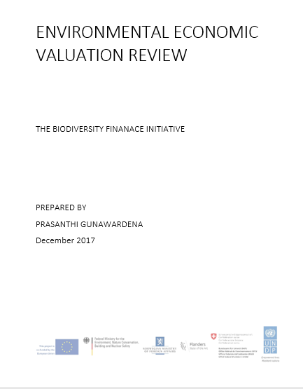 Environmental Economic Valuation Review-Sri Lanka