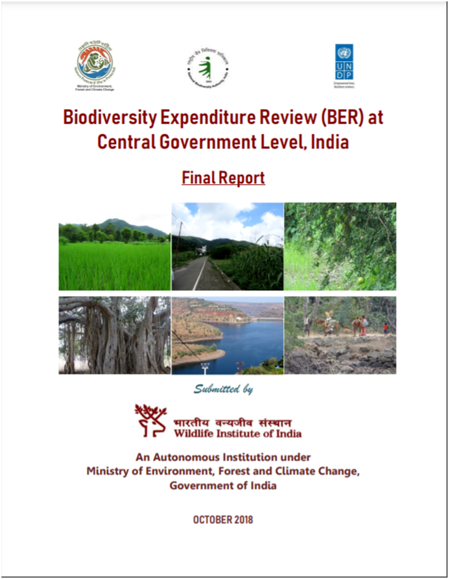 India Biodiversity Expenditure Review (BER) Report
