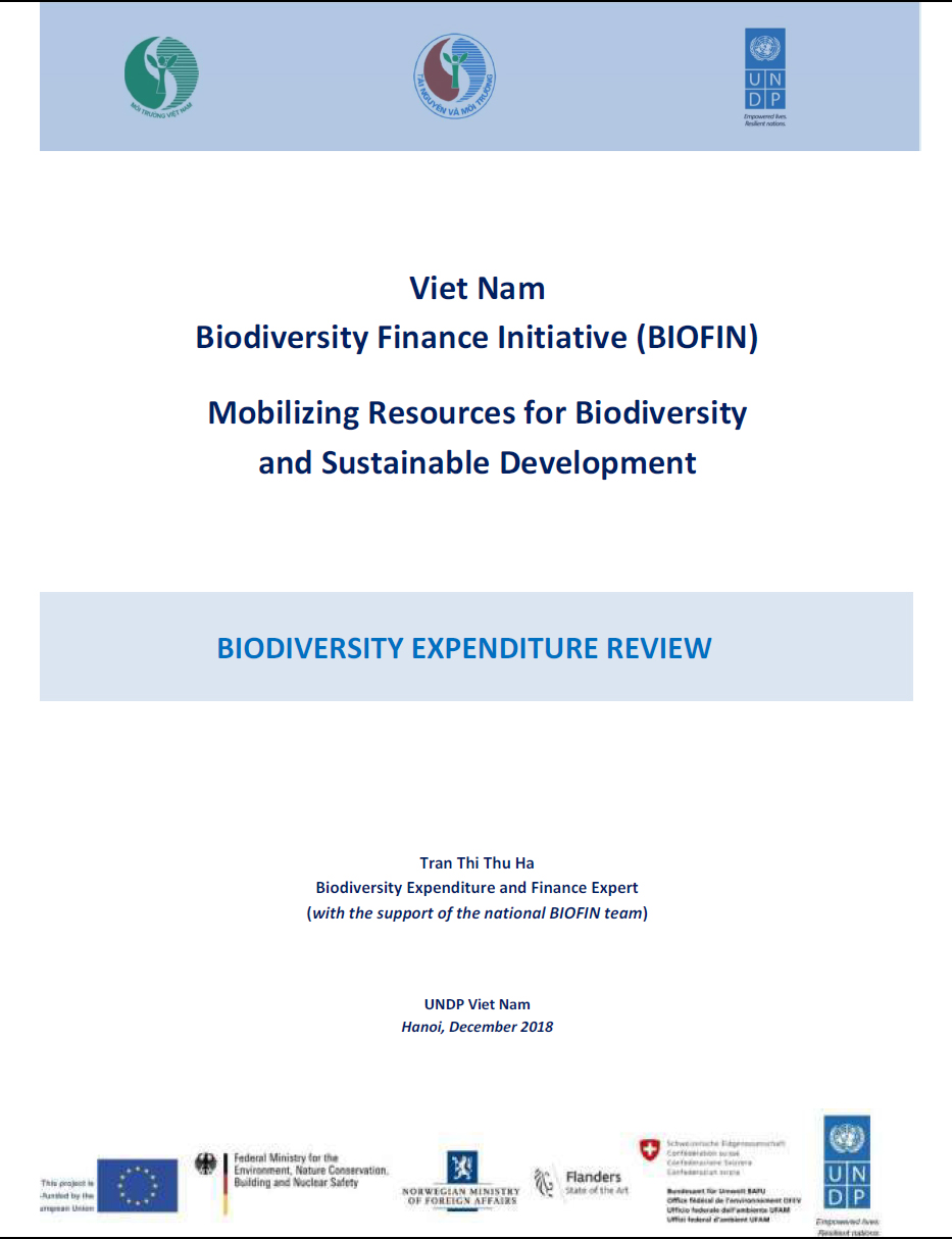 VIET NAM: BIODIVERSITY EXPENDITURE REVIEW