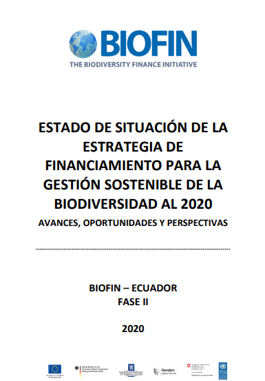 Estado de Situación de la Estrategia Financiera para la Gestión Sostenible de la Biodiversidad