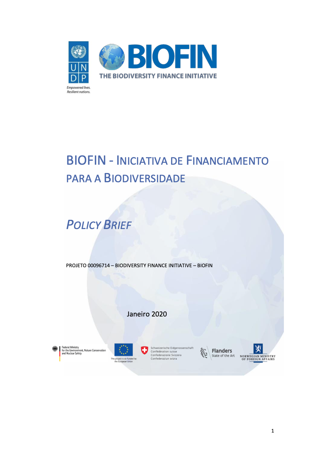 Iniciativa de Financiamento para a Biodiversidade no Brasil