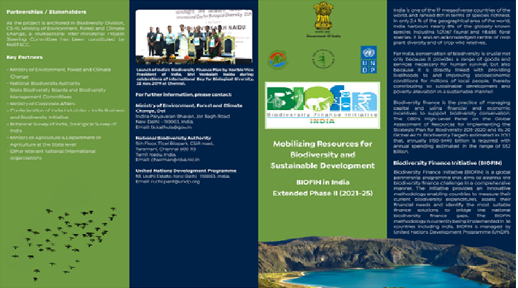 BIOFIN India Phase 2 Extended (2021-25)- Brochure