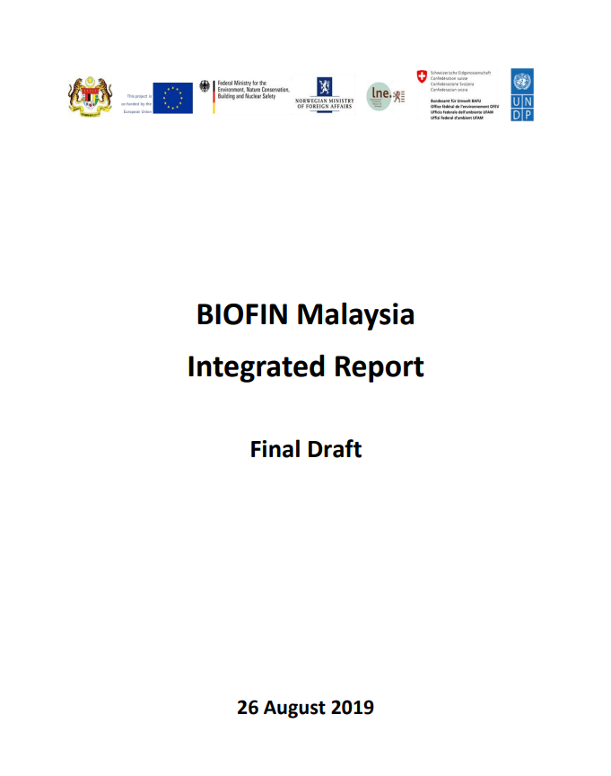The BIOFIN Integrated Report – Malaysia