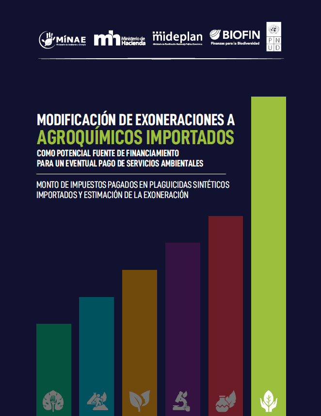 Agroquímicos importados como potencial fuente de financiamiento para un eventual pago de servicios ambientales. Monto de impuestos pagados en plaguicidas sintéticos importados y estimación de la exoneración