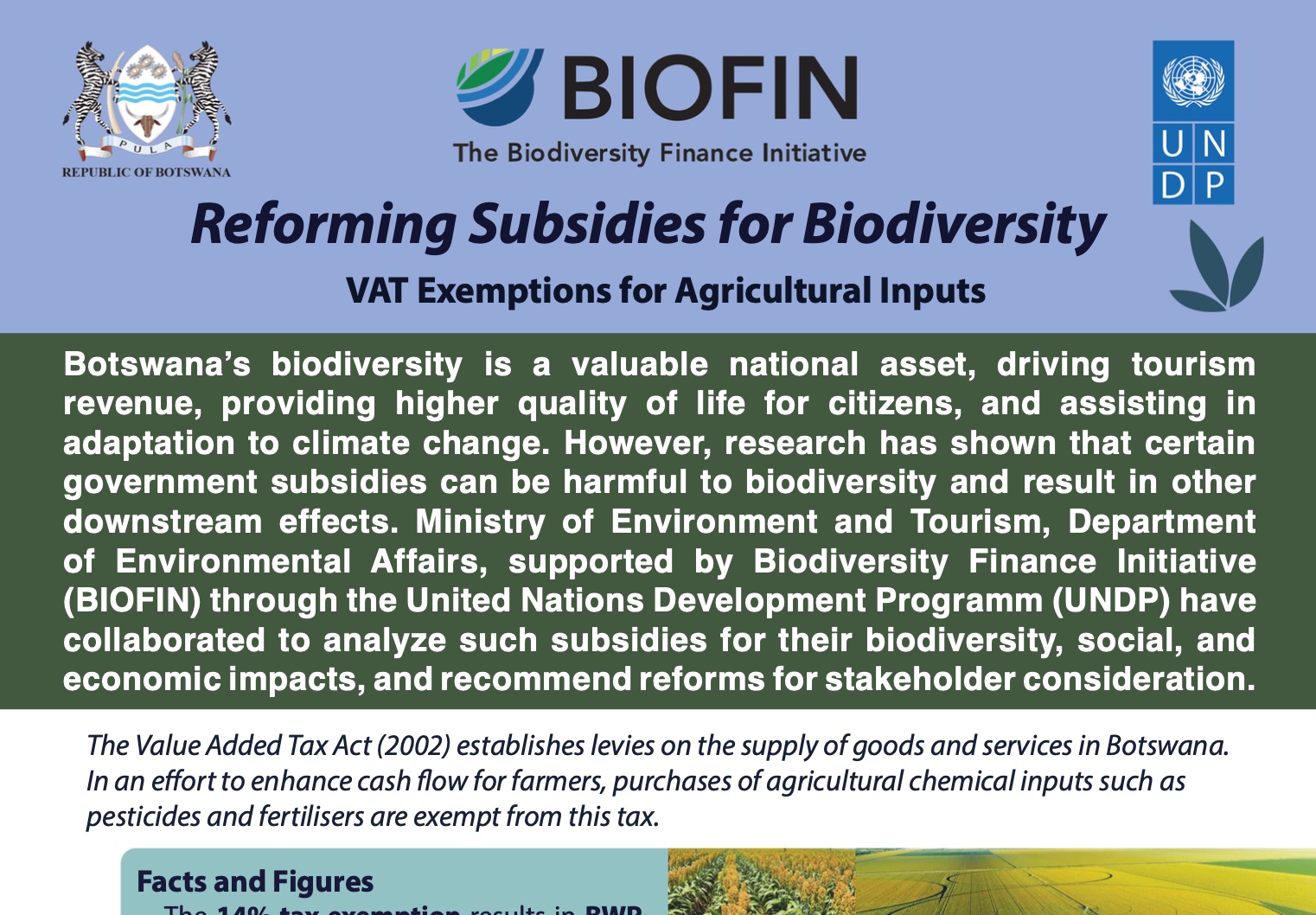 Reforming Subsidies for Biodiversity