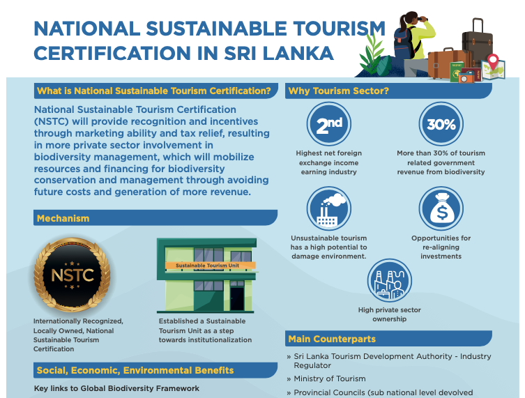 National Sustainable Tourism Certification in Sri Lanka