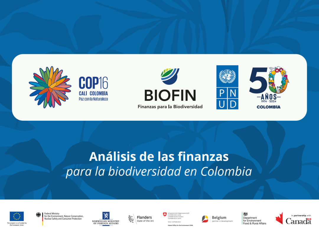 Actualización de las cifras de gasto y financiamiento de la biodiversidad en Colombia