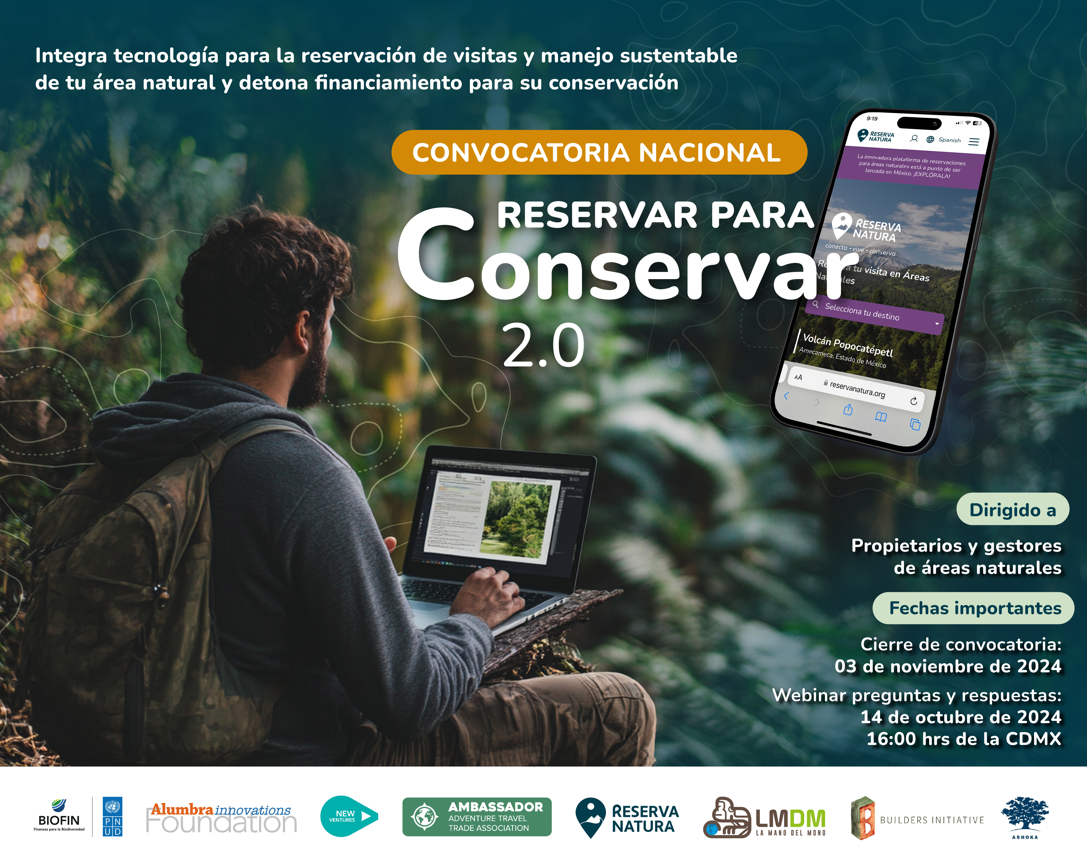 BIOFIN, La Mano del Mono y aliados lanzan Convocatoria Nacional “Reservar para Conservar 2.0”