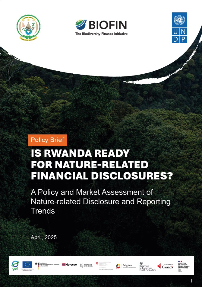 Rwanda’s Journey Toward Nature-Related Financial Disclosures