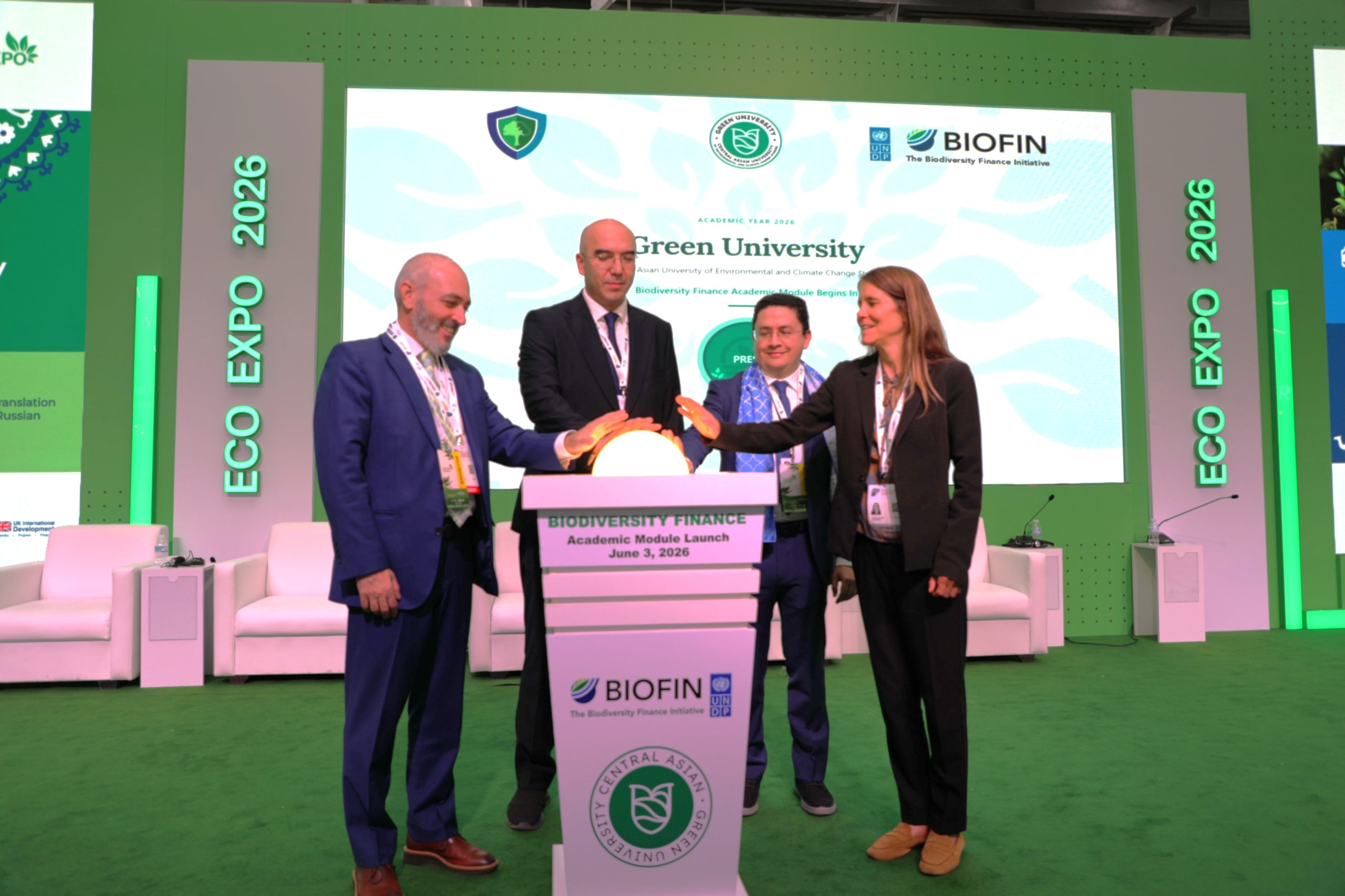 UNDP and Central Asian Green University Launch Biodiversity Finance Academic Module at Eco Expo 2026