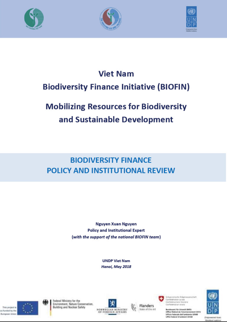Viet Nam: Biodiversity finance policy and institutional review (Full)