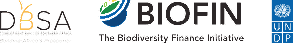DBSA, BIOFIN and UNDP logos