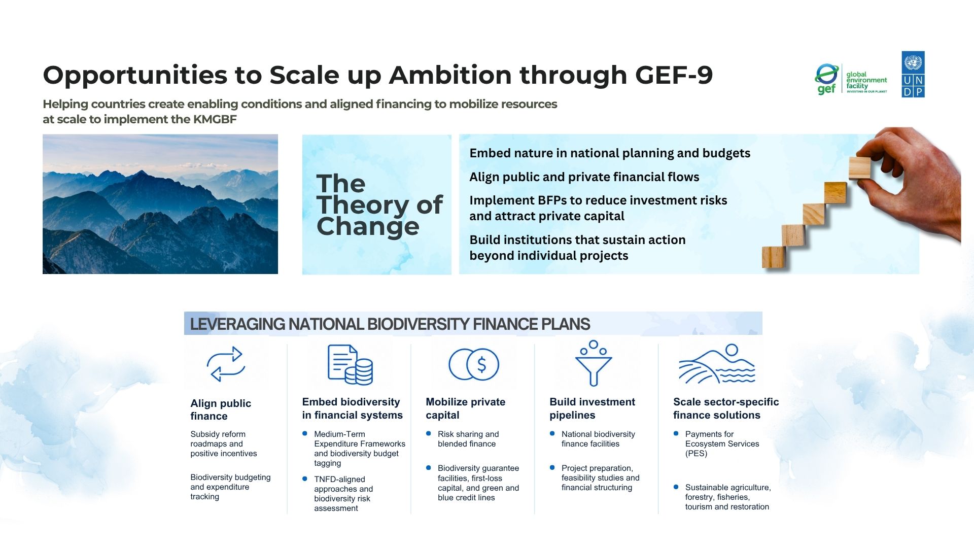 Opportunities to scale up ambition through GEF-9